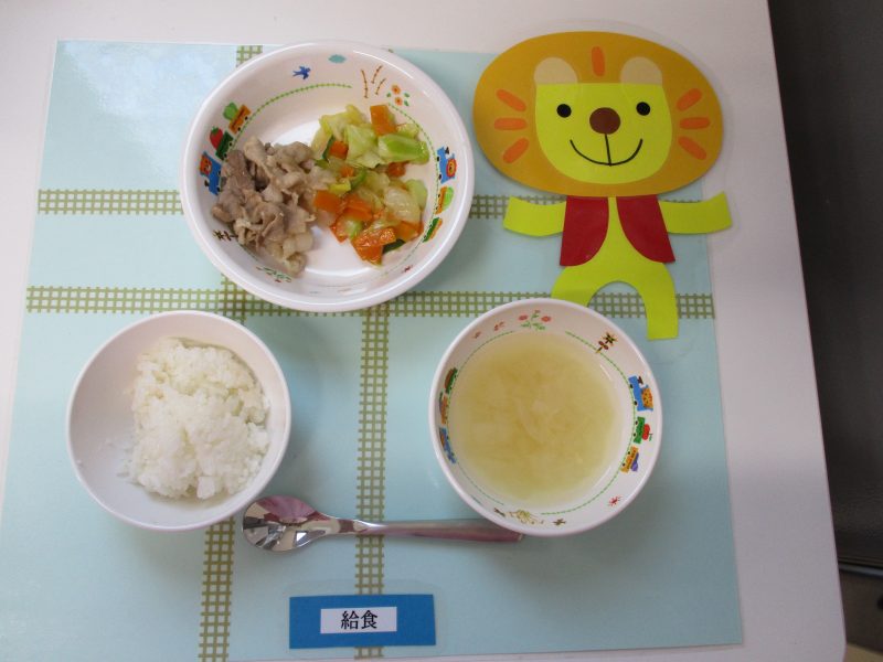 5月25日（土）お給食