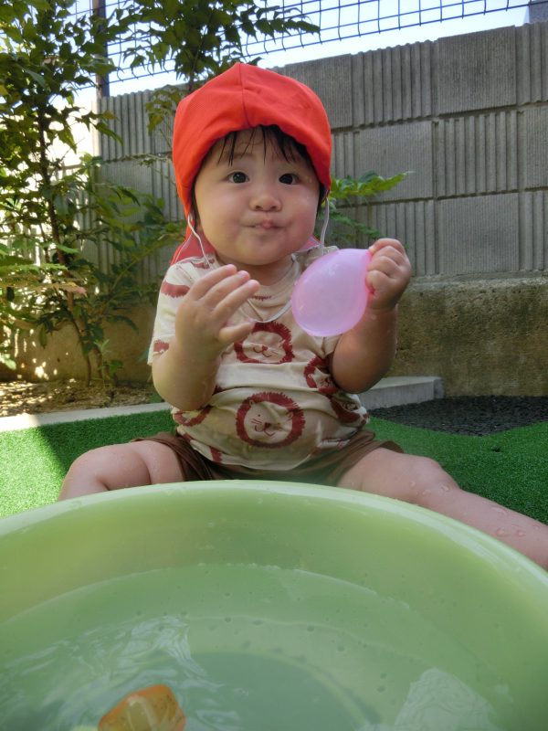 夏といえばやっぱり水遊び✨