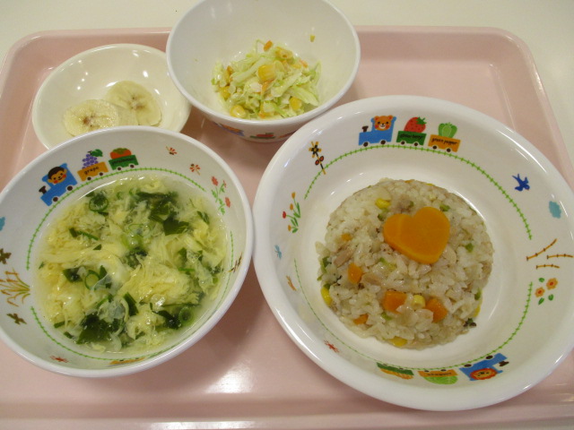 本日のお給食　（お誕生日会のこんだて）