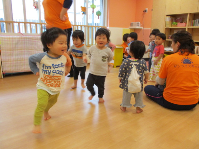 いちごぐみの子どもたちの様子