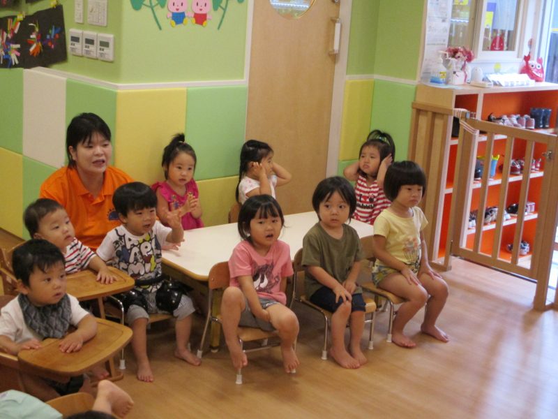 お休み明けの子どもたち♪
