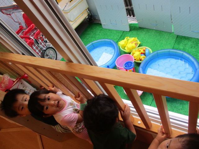 『水遊び楽しかったね❕』