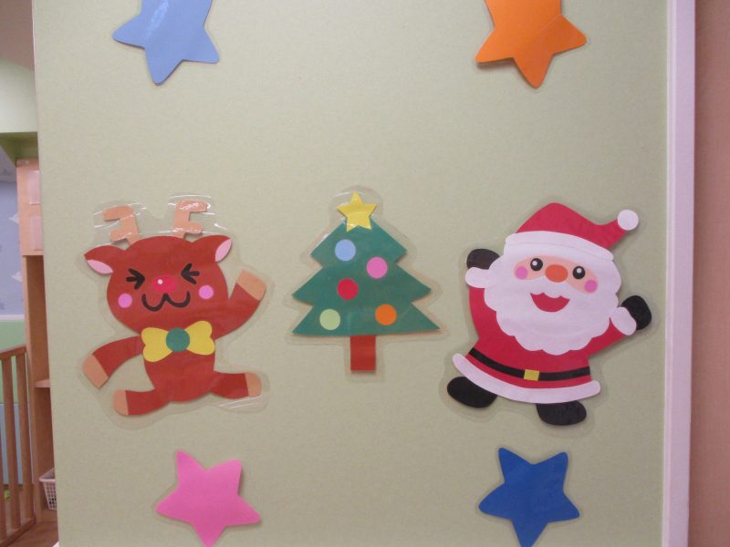 クリスマスの製作（ももぐみ・いちごぐみ）??