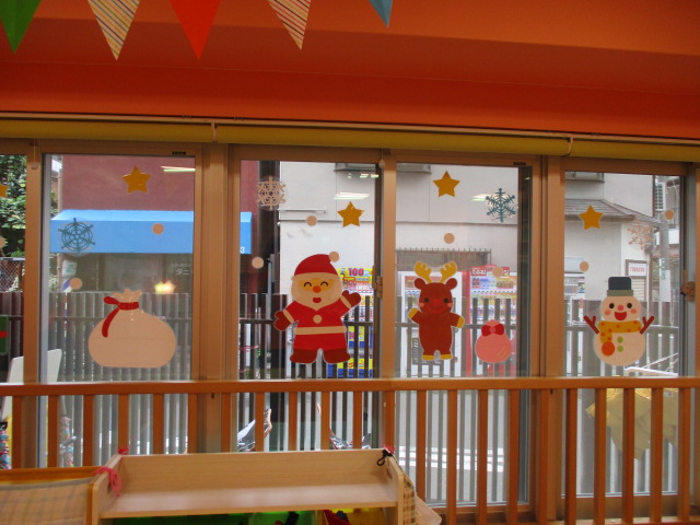 クリスマスの製作?りんご組?