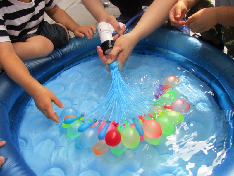 水ふうせん?＆ボールプール?