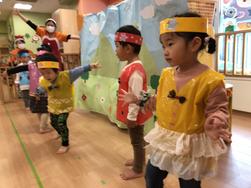 ?親子発表会?　りんご組さん?