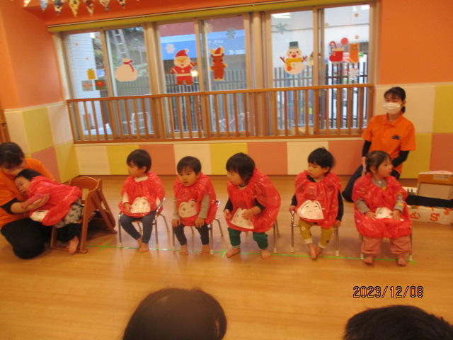 🍑0、1歳児 親子発表会🍓