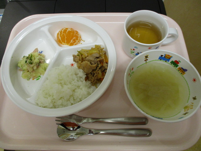 本日のお給食