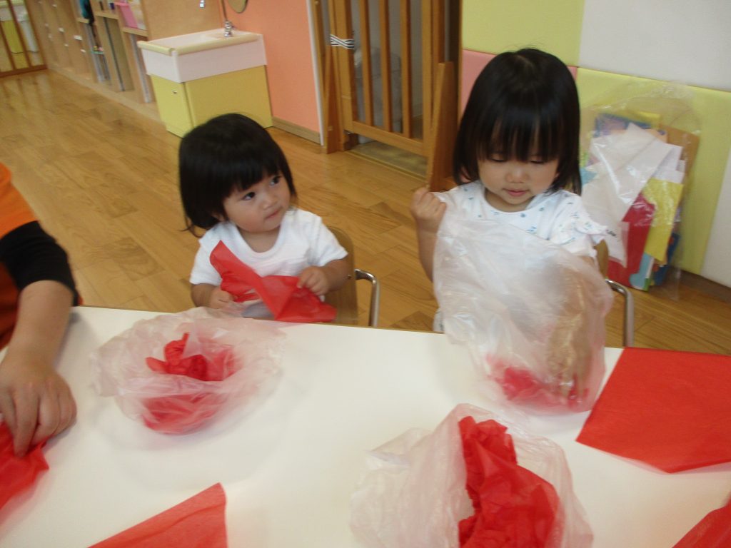 ?七夕製作～タコ・スイカ～?