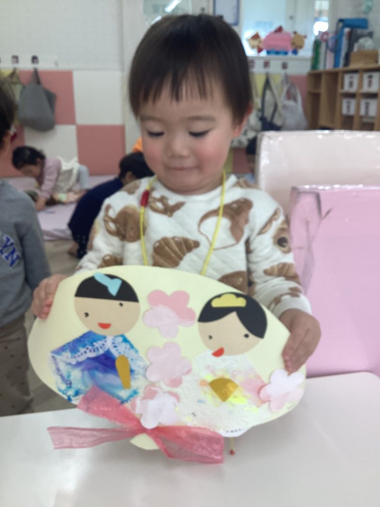ひな飾りを作ったよ🎎
