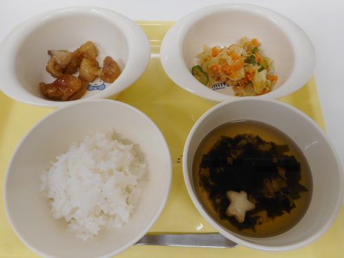 6月27日（水）の給食＆おやつメニュー