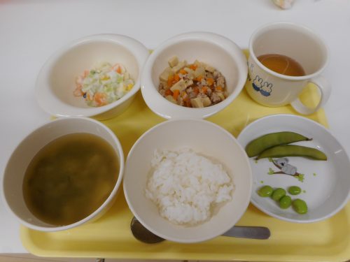 ７月３日（火）の給食＆離乳食＆おやつメニュー