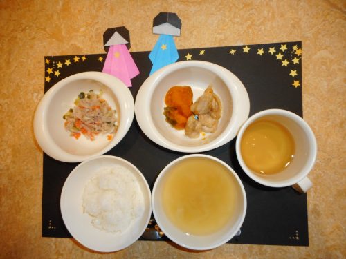 7月６日（金）の給食＆おやつメニュー?