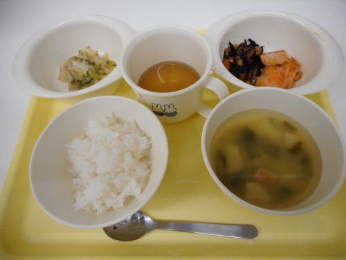 7月17日（火）の給食＆離乳食メニュー