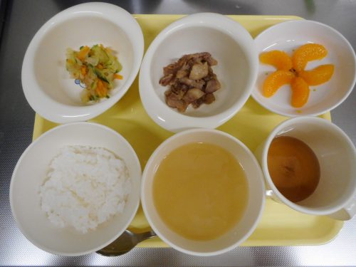 7月21日（土）の給食＆離乳食メニュー