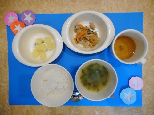 7月28日（土）の給食＆おやつメニュー