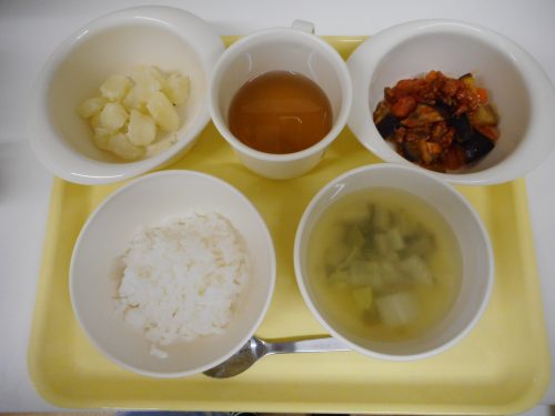 ７月30日（月）の給食＆離乳食＆おやつメニュー