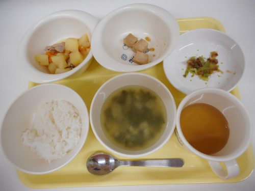 ７月31日（火）の給食＆離乳食＆おやつメニュー