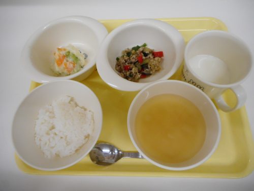８月３日（金）の給食＆離乳食＆おやつメニュー