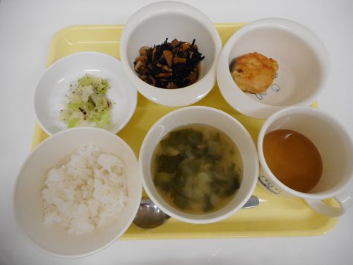 ８月９日（木）の給食＆離乳食＆おやつメニュー