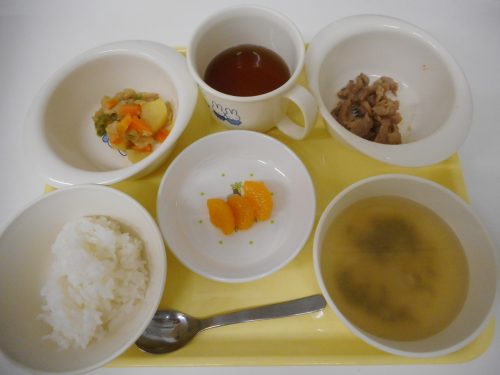 8月20日（月）の給食＆おやつメニュー