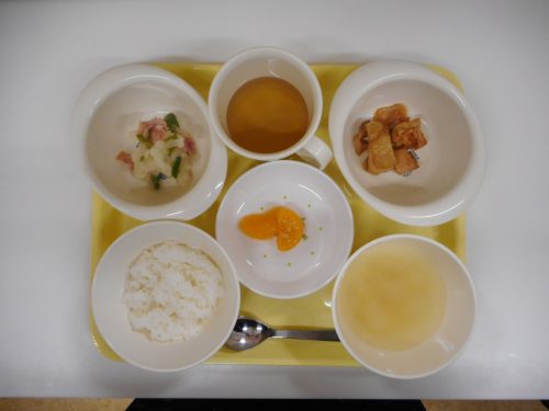 １１月７日(水)の給食＆おやつメニュー