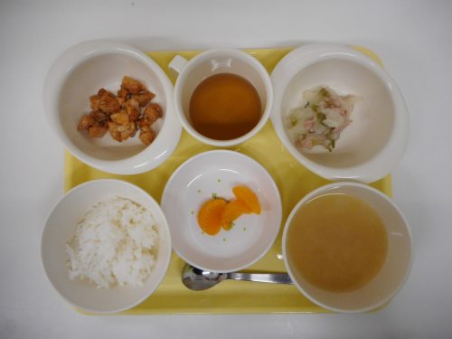 11月21日(水)給食＆おやつメニュー