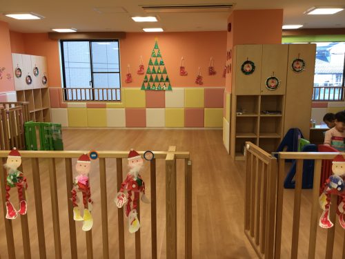 【小規模：津田沼園】今週はサンタさんがきたよ♪