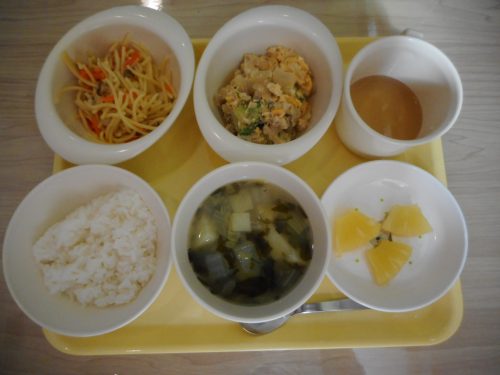 1月17日(木)の給食＆おやつメニュー