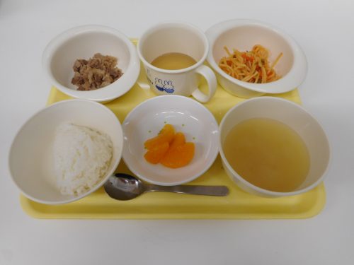 2月27日(水)の給食＆おやつメニュー