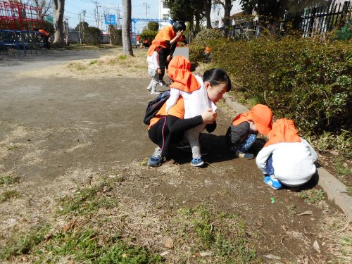 【小規模：津田沼園】今週は・・・春さがしをしたよ♪