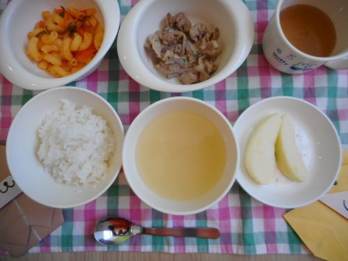 ４月16日(火)のお給食＆おやつメニュー