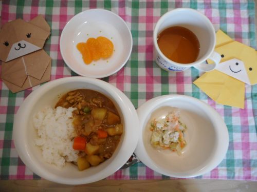 ４月２２日(月)お給食＆おやつメニュー