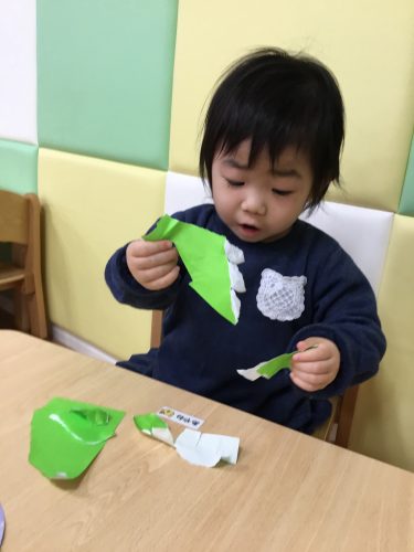 サンタさんが待ち遠しい津田沼園の子どもたち♪