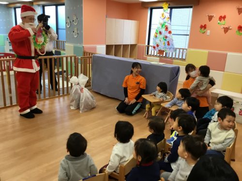 今週はサンタさんがきたよ♪