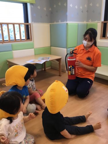 今週は避難訓練がありました