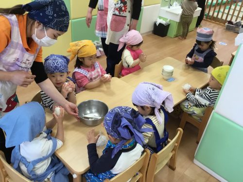 おにぎりづくり?食育