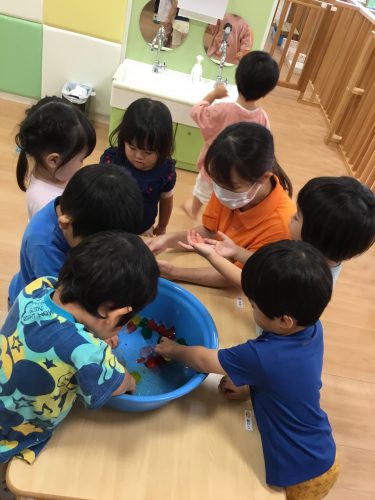 今週の感触遊び✨