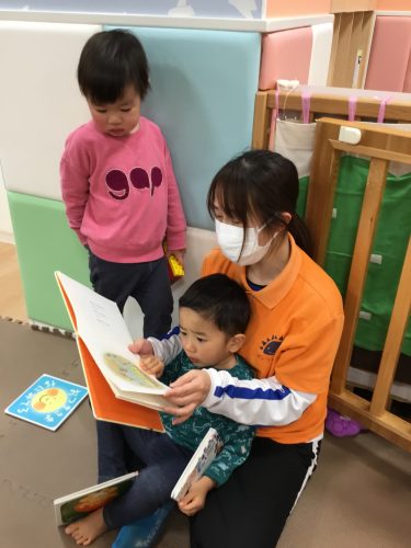 今週の絵本の読み聞かせ?