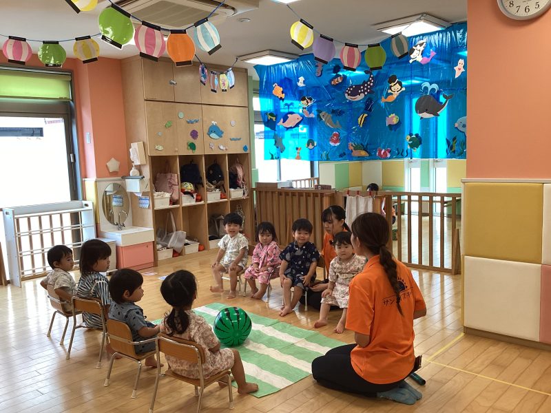 🍉夏祭り会✨&最近の子どもたち😆💕