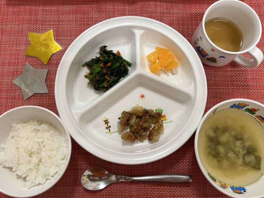 【3月4日㈫の給食・おやつ】