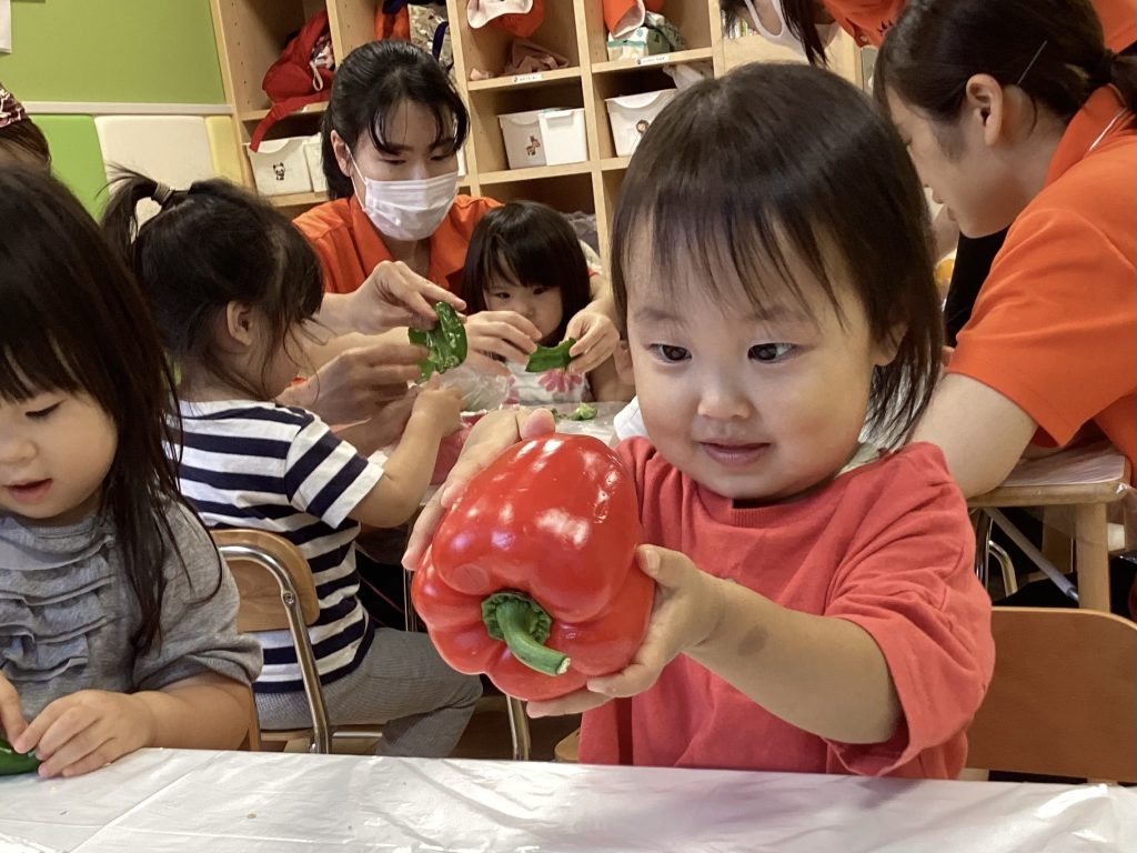園ブログ　水遊びと食育活動🍉