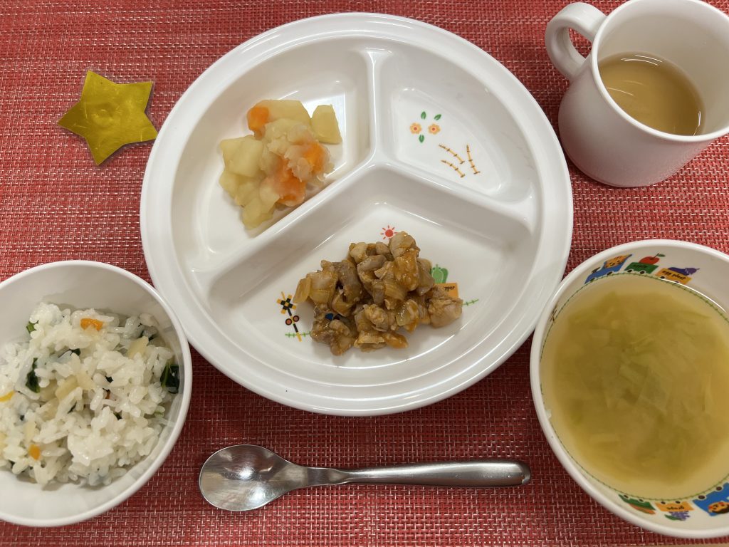 【1月7日㈫の給食・おやつ】